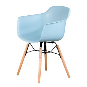 silla con patas hacia fuera Mobydec corintio 