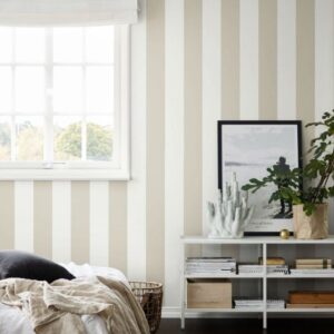 decoración con papel pintado