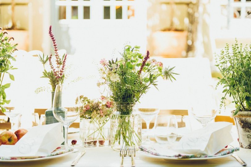 decoración restaurantes plantas