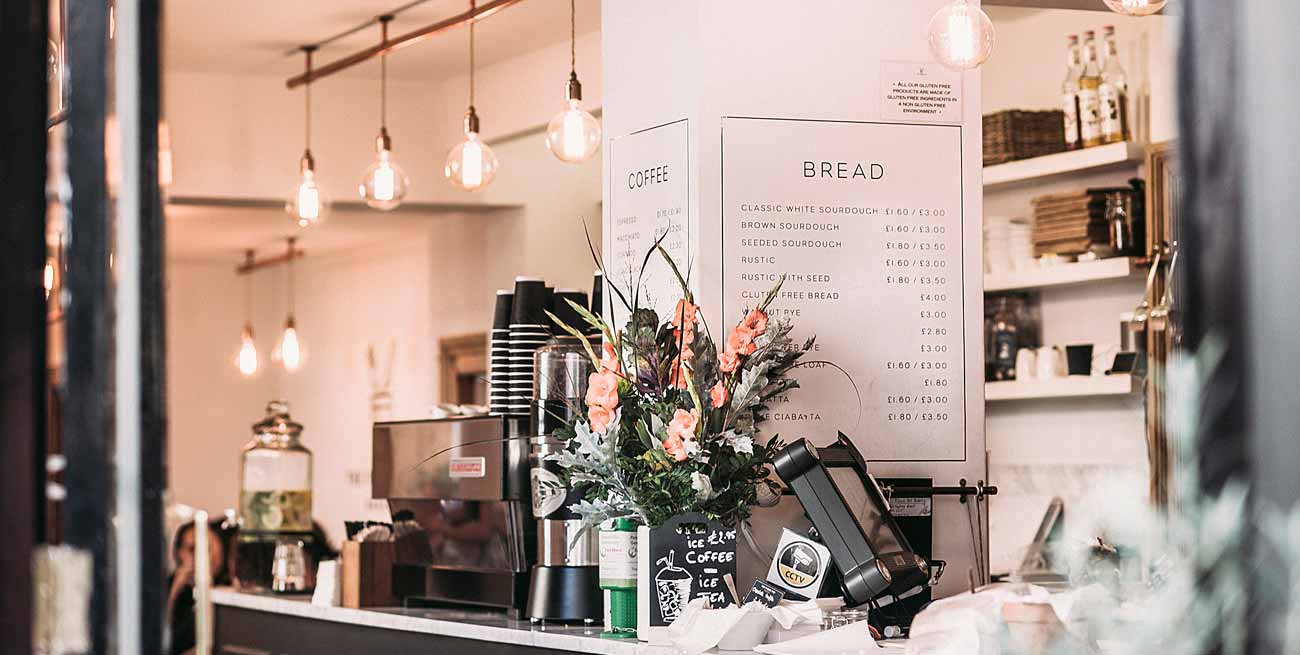 decoración cafetería