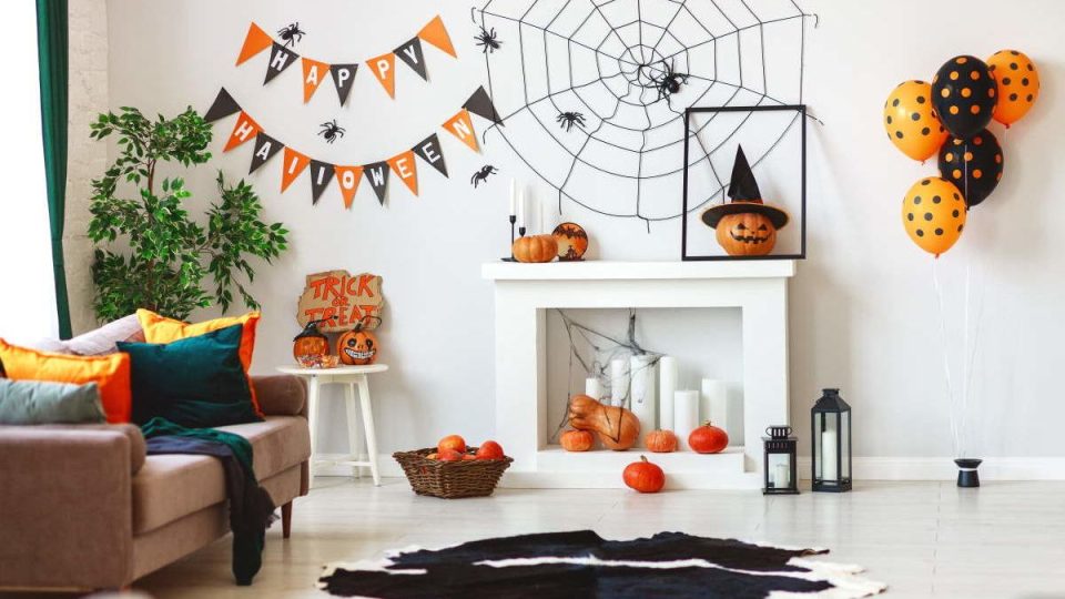 decoración halloween hogar