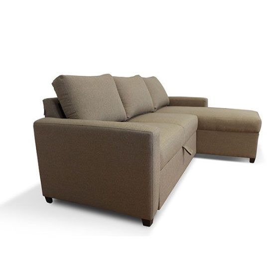 Sala Esquinera con Sofá Cama Nuova Capuccino - Image 3
