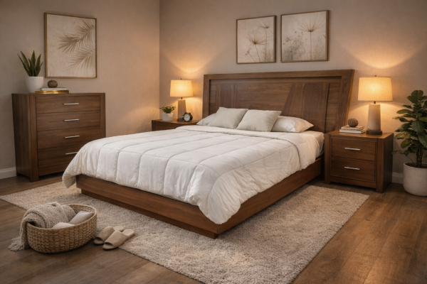 Tendencias en muebles 2026: materiales naturales que conectan con la naturaleza
